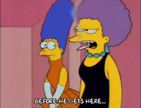 Season 3 Smoking GIF by The Simpsons