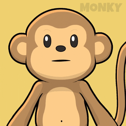 Monkeys Wow GIF by Wise Monkey Meme