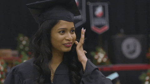 Graduation Smile GIF by University of Central Missouri