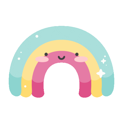 Happy Rainbow Sticker