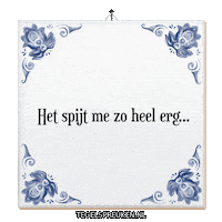 Sorry Nl Sticker by Tegelspreuken.nl