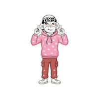 Red Eyes Animation Sticker by Zhot