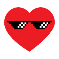 Heart Love Sticker by FuzzYard