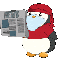 Breaking News Sticker by Pudgy Penguins