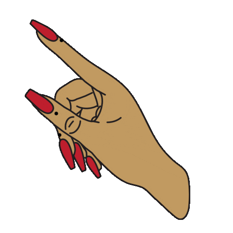 hand arrow Sticker by NAF! Stuff Limited