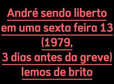 André sendo liberto após 21 anos preso