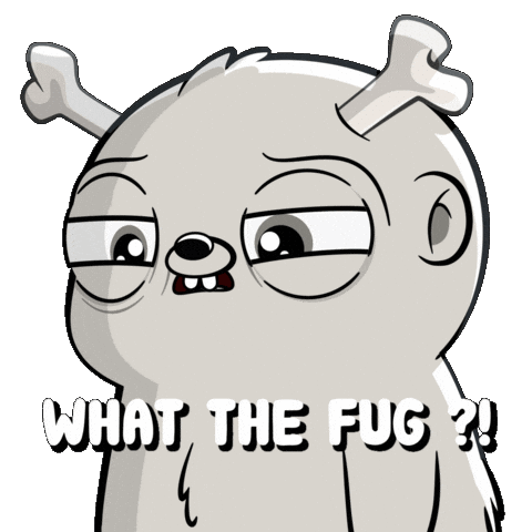 Confusion What Sticker by Fugz Official