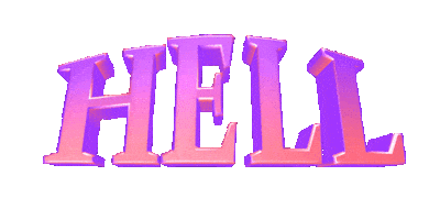 text wordart hell Sticker