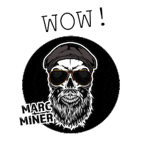 Country Music Wow Sticker by Marc Miner