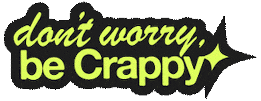 Dontworrybecrappy Sticker by CRAP Eyewear