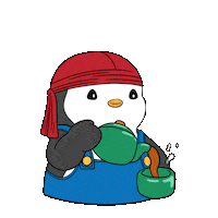 Chinese Tea Sticker by Pudgy Penguins