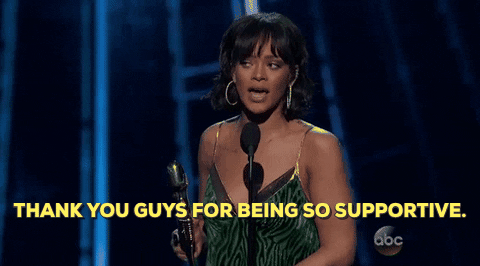 Rihanna Thank You GIF by Billboard Music Awards
