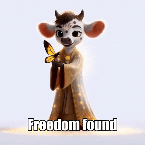 Freedom Letting Go GIF by Moosiahzen