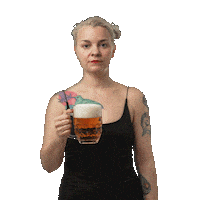 SvijanyPivovar cool beer thumb up number one Sticker