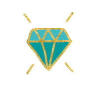 malidestler diamond diamante malidestler diamante turquesa Sticker