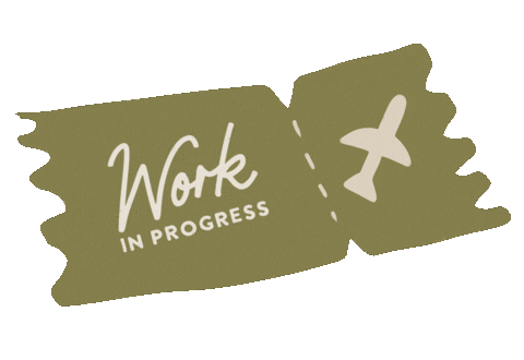 Workinprogress Sticker by Doo studio