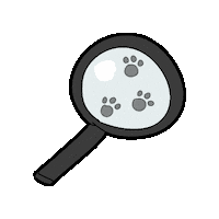 Magnifier Murdermystery Sticker