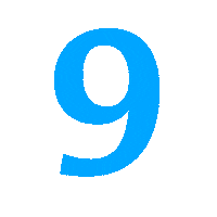 Number 9 Sticker by Deutsche Welle