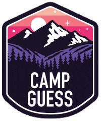 camping big sur Sticker by GUESS