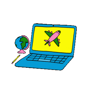 Travel Working Sticker by Vimeo