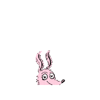 Pink Bunny Sticker