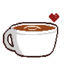 mema_art20 giphyupload love food coffee Sticker