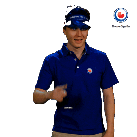 Pointing Shut Up Sticker by Omrop Fryslân