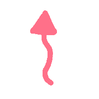 eulorraine arrow point simple seta Sticker
