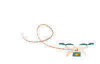 francescagaragnani dance fly drone shooting Sticker