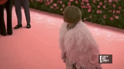 met gala hair flip GIF by E!
