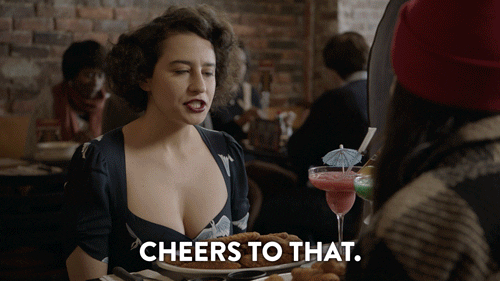 Abbi Jacobson Cheers GIF by Broad City