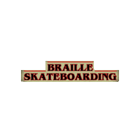 Skateboard First Try Sticker by Braille Skateboarding