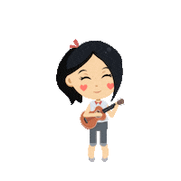 Guitar Love Sticker by lashtiqueid