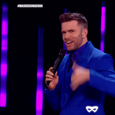 Call Me Joel GIF by The Masked Singer UK & The Masked Dancer UK