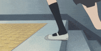 the girl who leapt through time jump GIF by Funimation