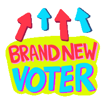 Register To Vote Election 2020 Sticker by INTO ACTION