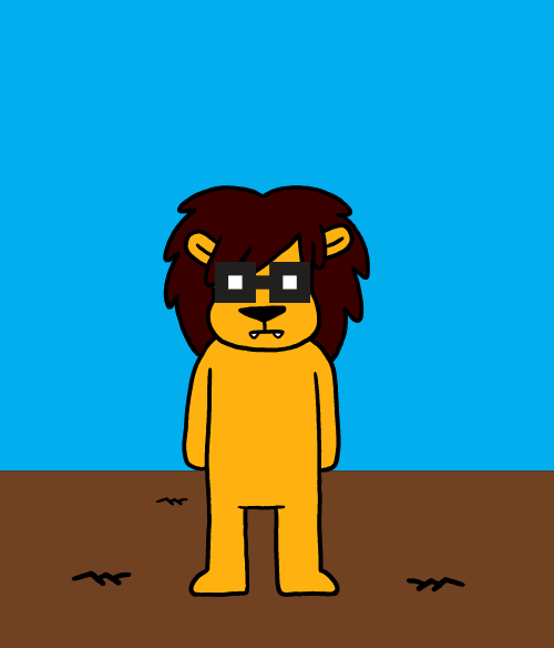 bandits giphyupload pixel pixel art lion GIF