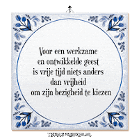 Focus Nl Sticker by Tegelspreuken.nl