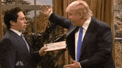 donald trump hug GIF by Saturday Night Live