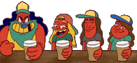 dunerats beer danny aussie bc Sticker