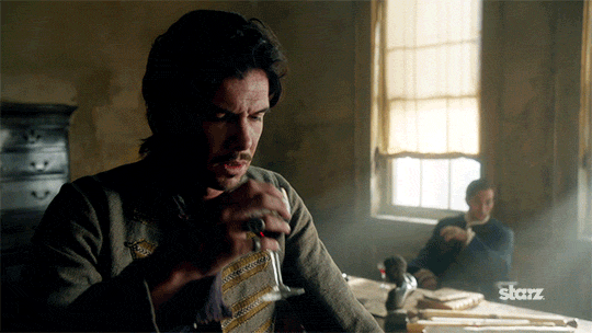 Season 3 Drinking GIF by Black Sails