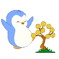 Invest Making Money Sticker by Pudgy Penguins