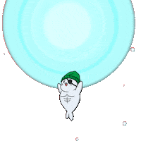 Flying Dragon Ball Sticker by Sappy Seals