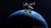 Earth Plane GIF by Sad Hamster