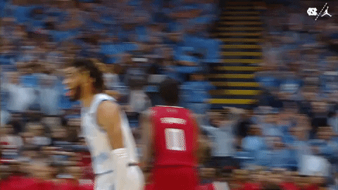 Excited North Carolina GIF by UNC Tar Heels