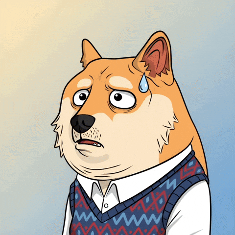 Scared Oh No GIF by Doge Pound