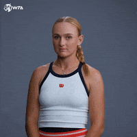 Tennis Eye Roll GIF by WTA