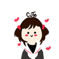 Grigi0 happy anime smile kawaii Sticker