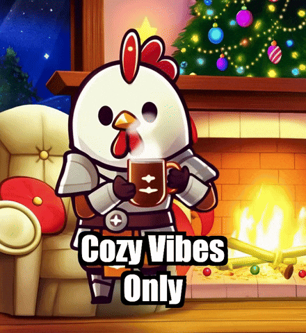 Winter Fireplace GIF by Zorooster