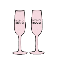 Cheers Champagne Sticker by BondiBoost